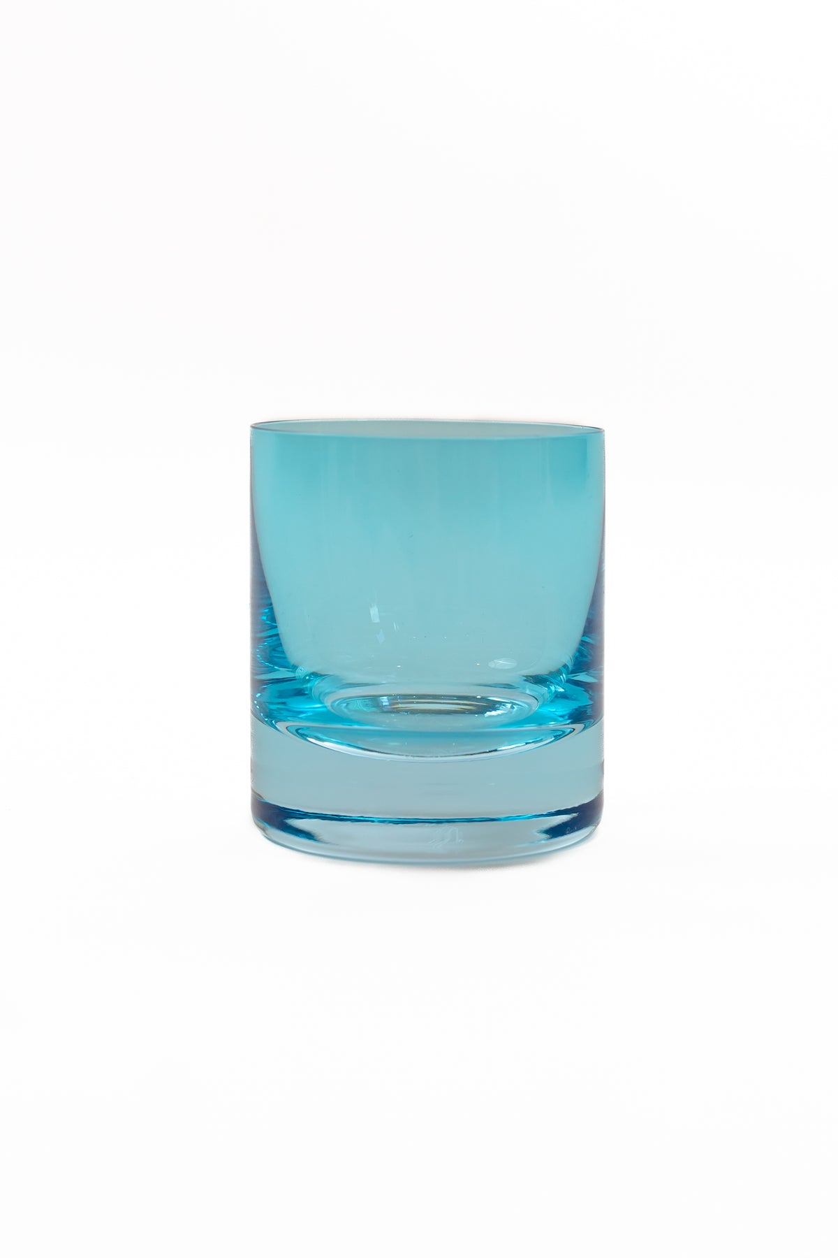 Estelle Colored Rocks Glass - Set of 2 {Ocean Blue}