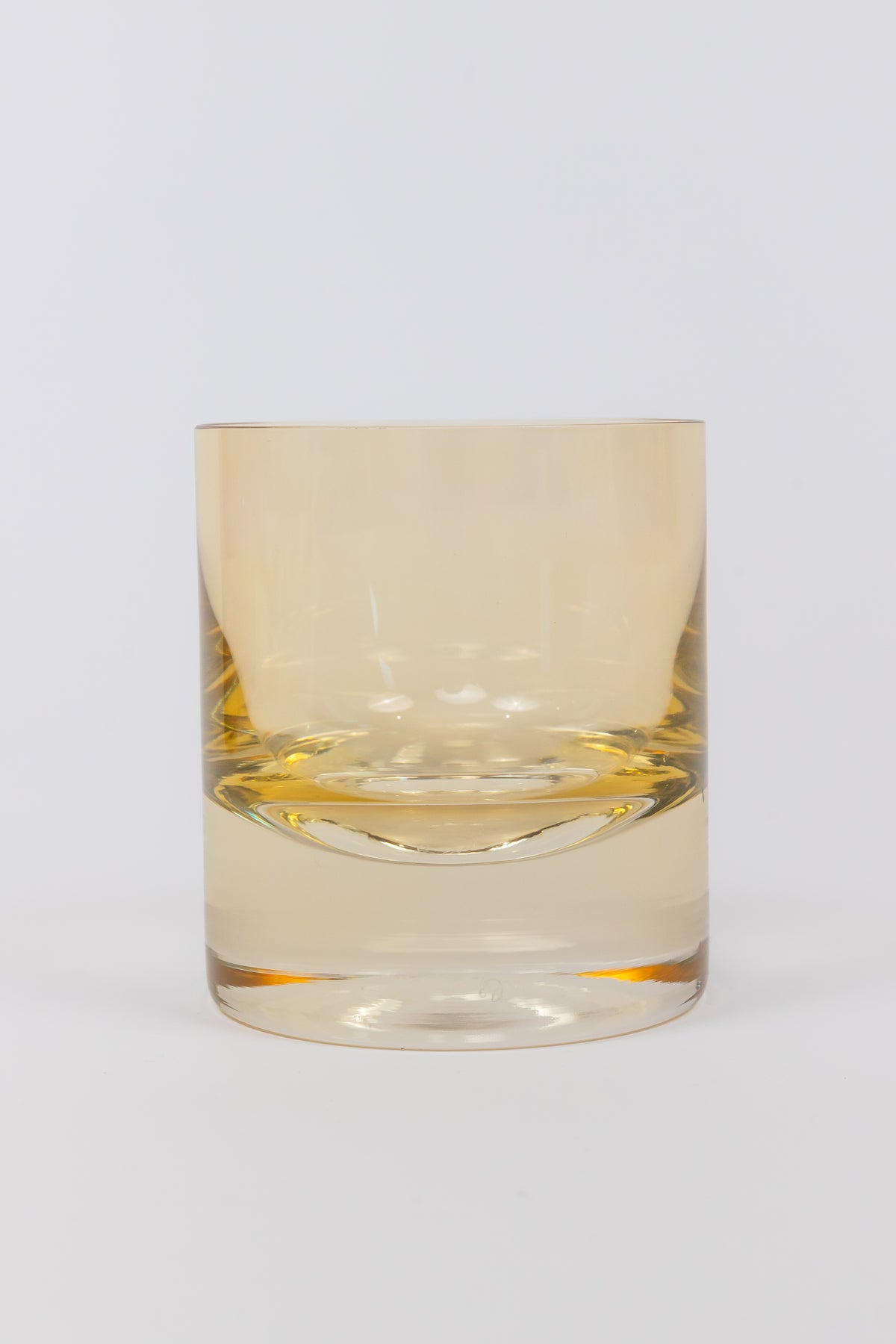 Estelle Colored Rock Glass - Set of 6 {Yellow}