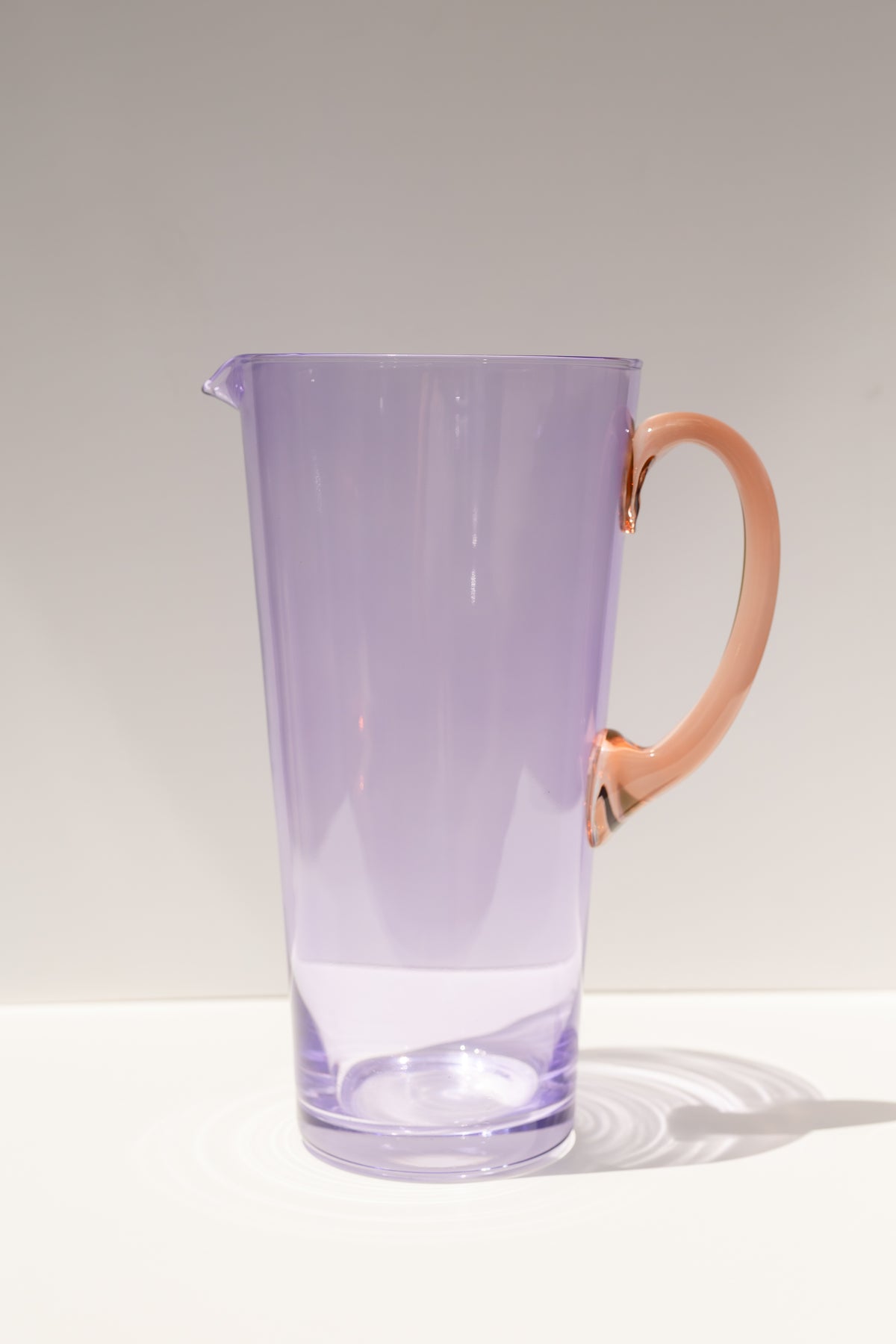 Estelle Colored Drink Pitcher - {Lavender + Blush Pink}