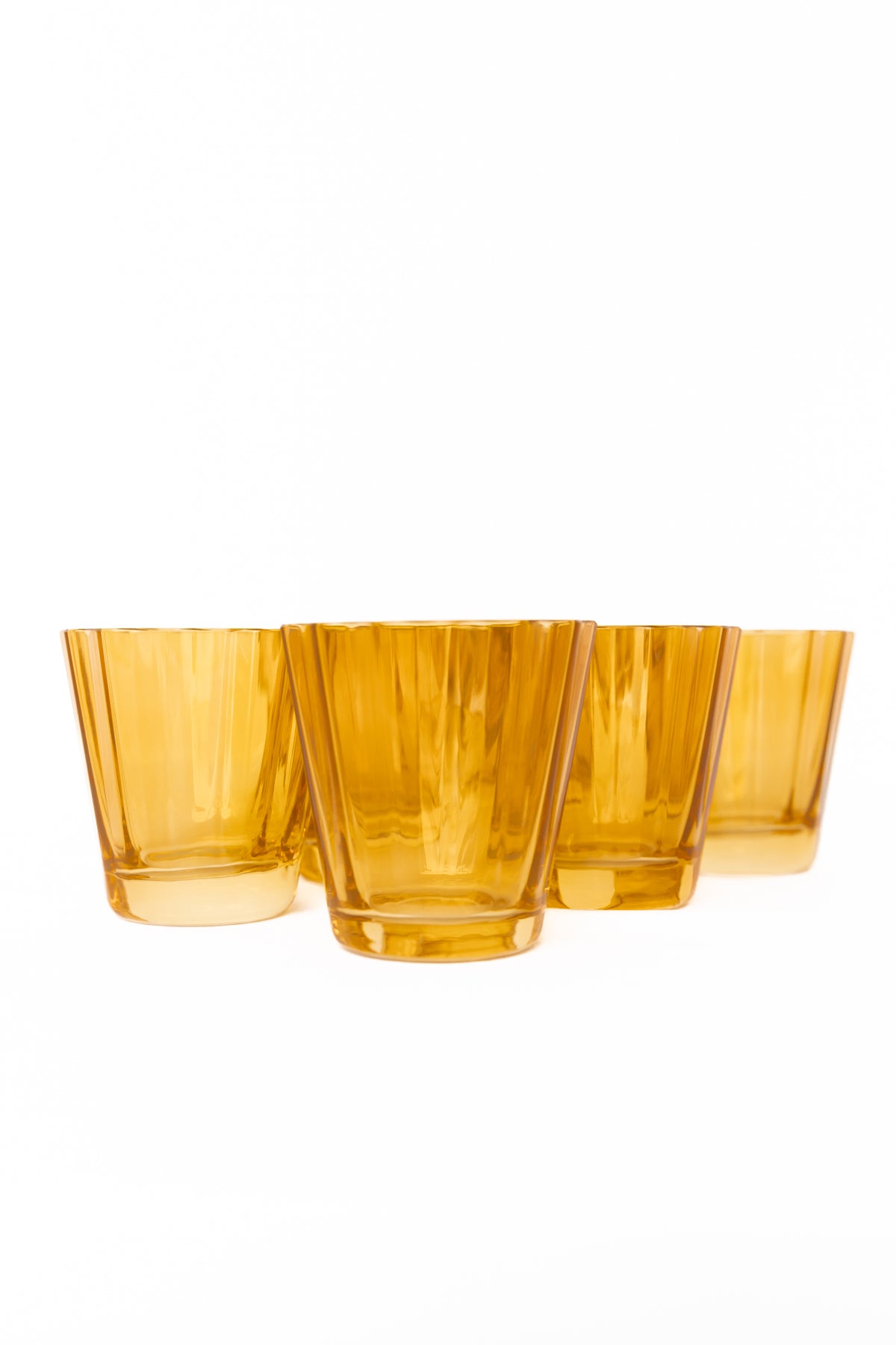 Estelle Colored Sunday Low Balls - Set of 6 {Butterscotch}