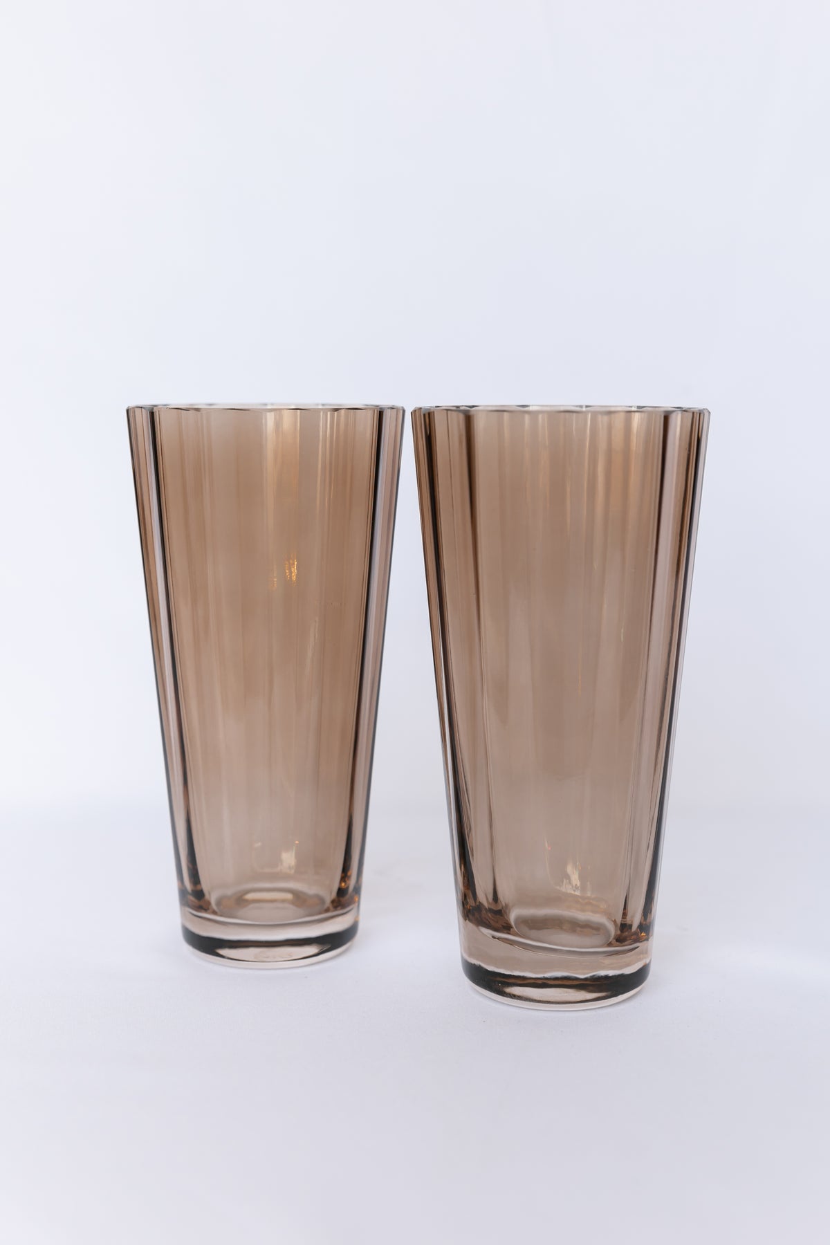 Estelle Colored Sunday High Balls - Set of 2 {Mocha Mousse (Our Amber Smoke)}