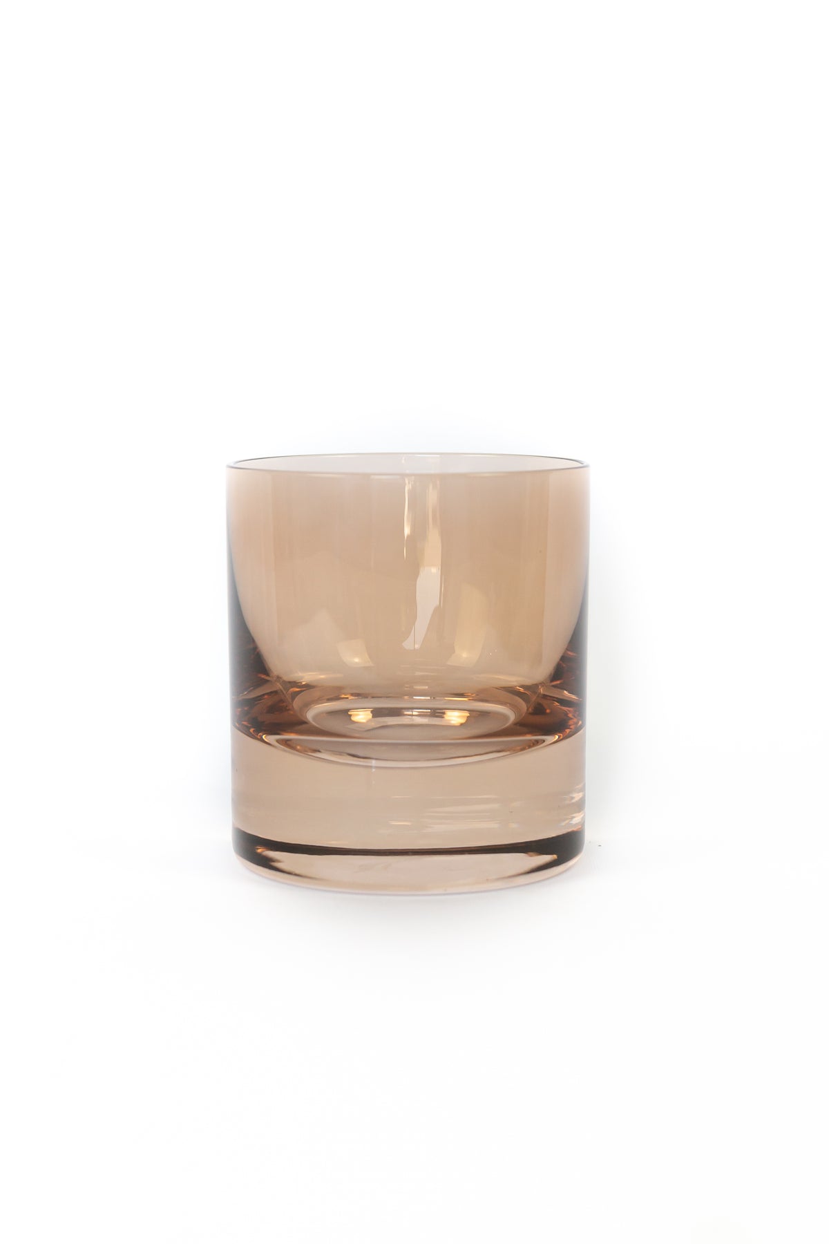 Estelle Colored Rocks Glass - Set of 6 {Mocha Mousse (Our Amber Smoke)}