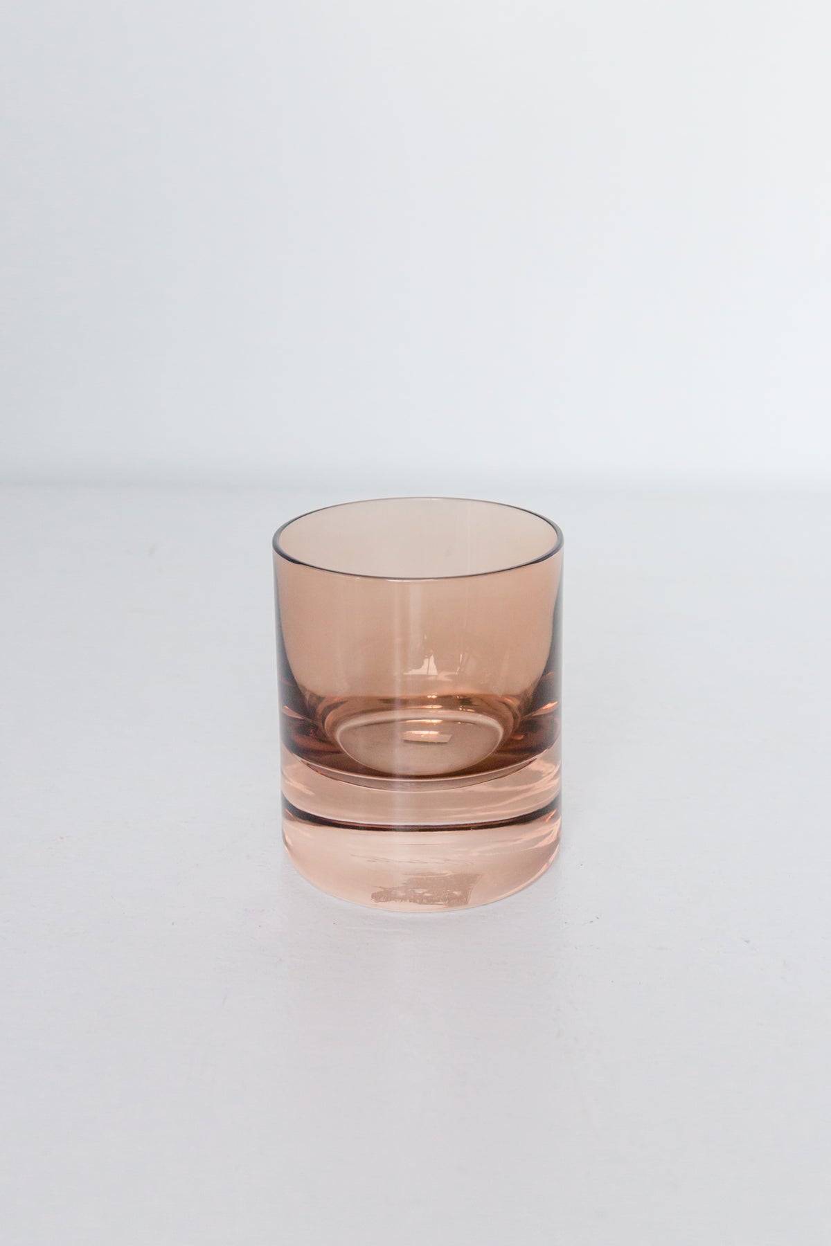 Estelle Colored Rocks Glass - Set of 2 {Mocha Mousse (Our Amber Smoke)}