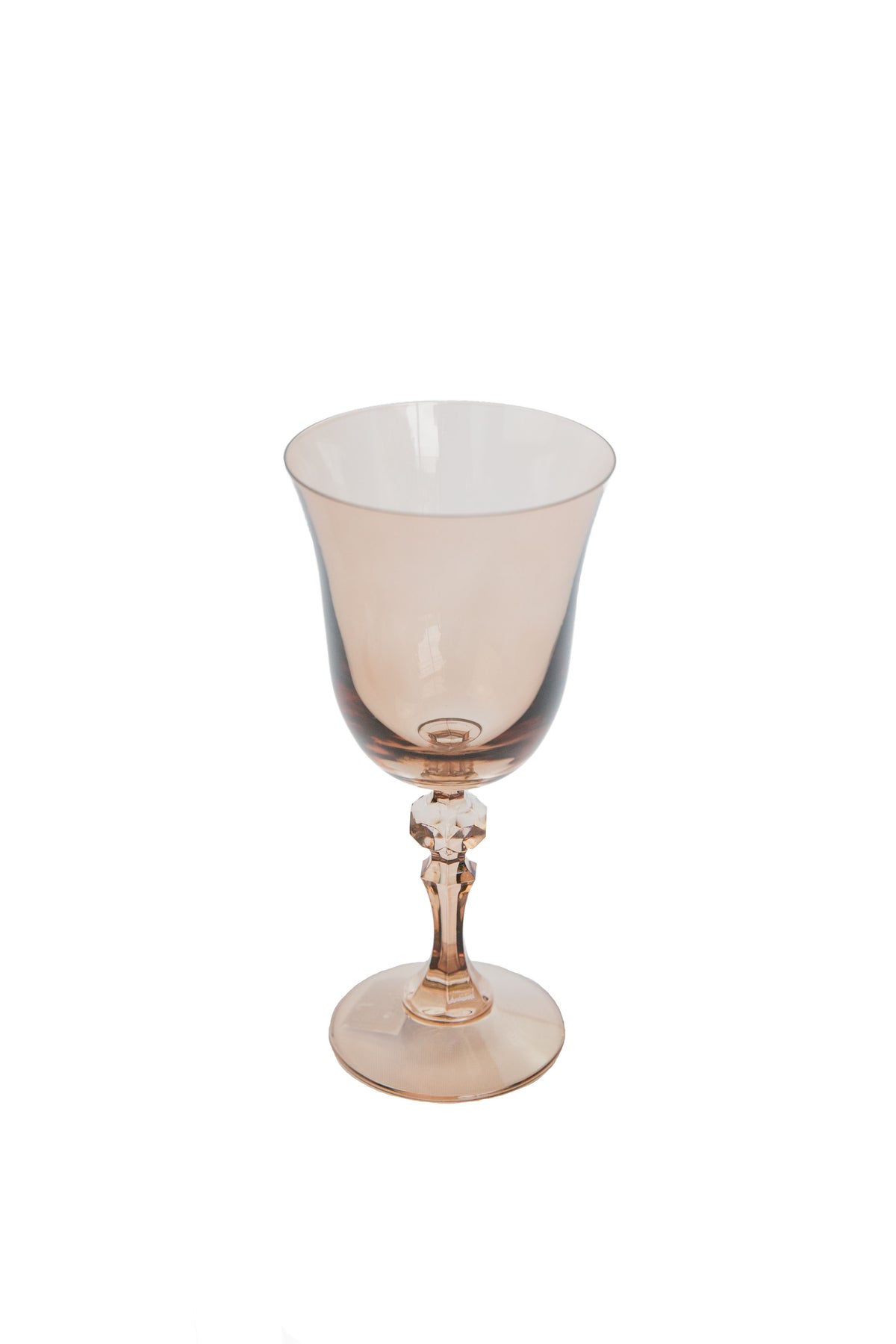 Estelle Colored Regal Goblet - Set of 6 {Mocha Mousse (Our Amber Smoke)}