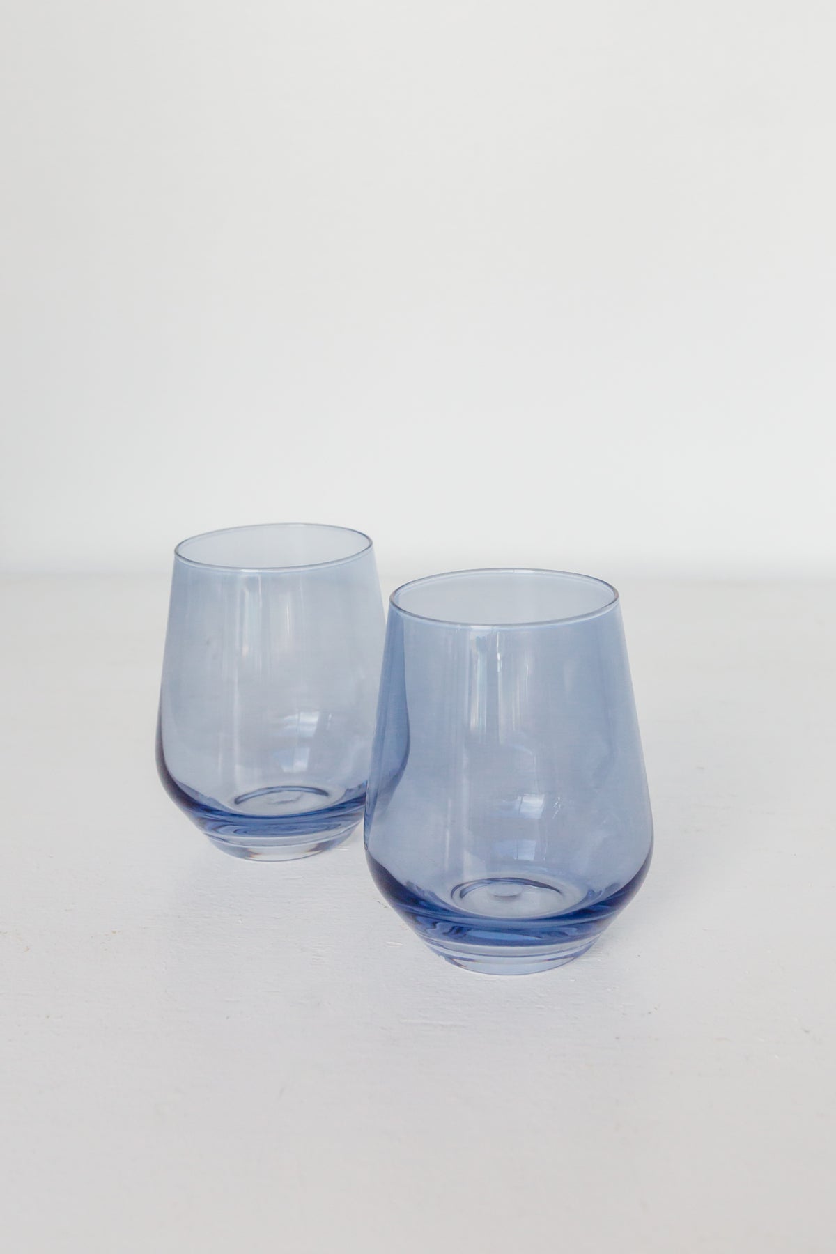 Estelle Colored Wine Stemless - Set of 6 {Cobalt Blue}