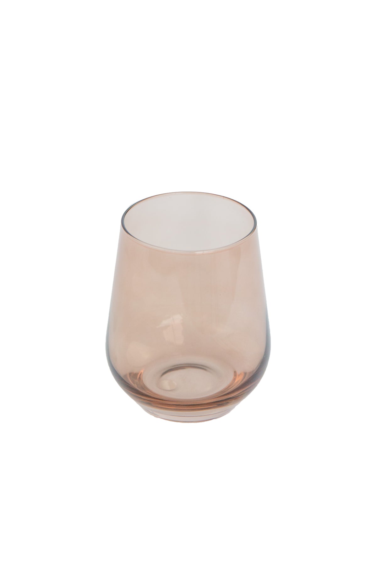 Estelle Colored Wine Stemless - Set of 6 {Mocha Mousse (Our Amber Smoke)}