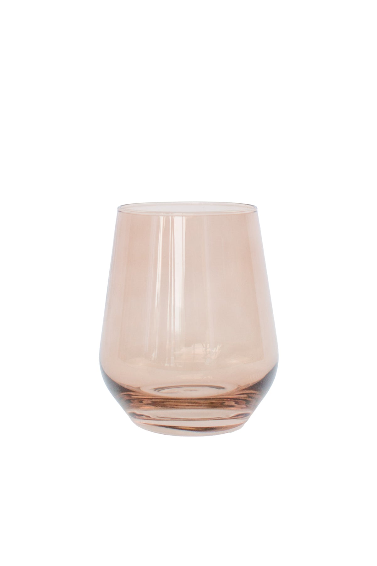 Estelle Colored Wine Stemless - Set of 2 {Mocha Mousse (Our Amber Smoke)}