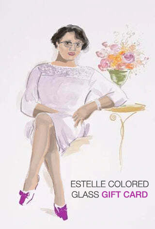 Estelle Colored Glass Gift Card ($225)