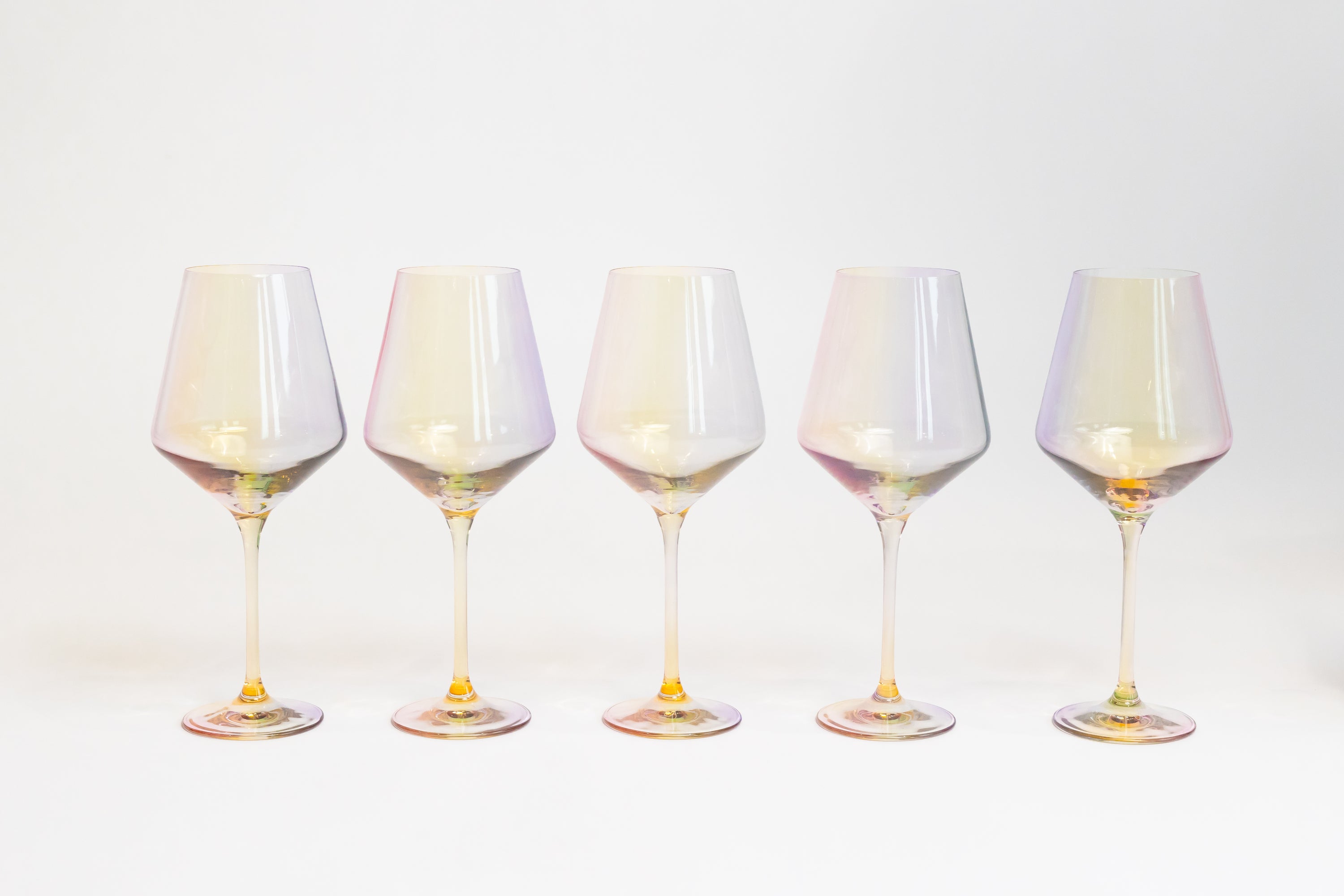 New Arrival: Iridescent Stemware