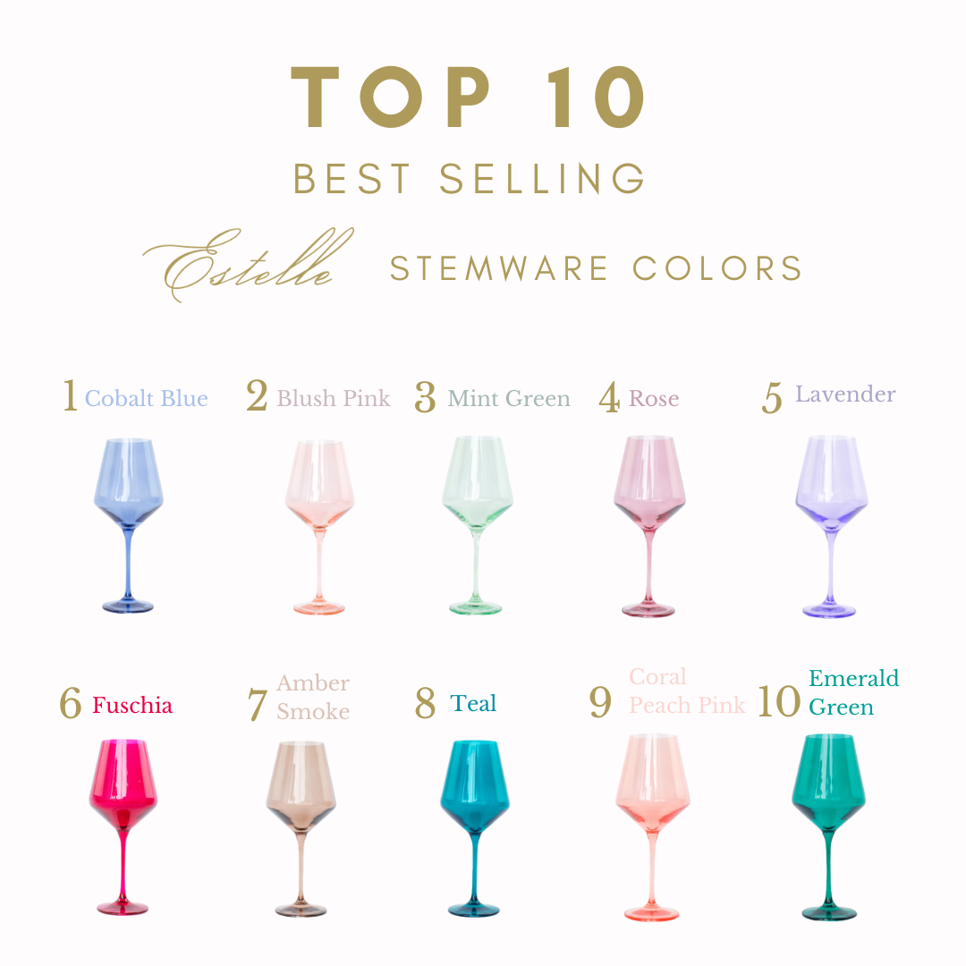 Top 10 Best Selling Estelle Stemware & Ladies Late Night