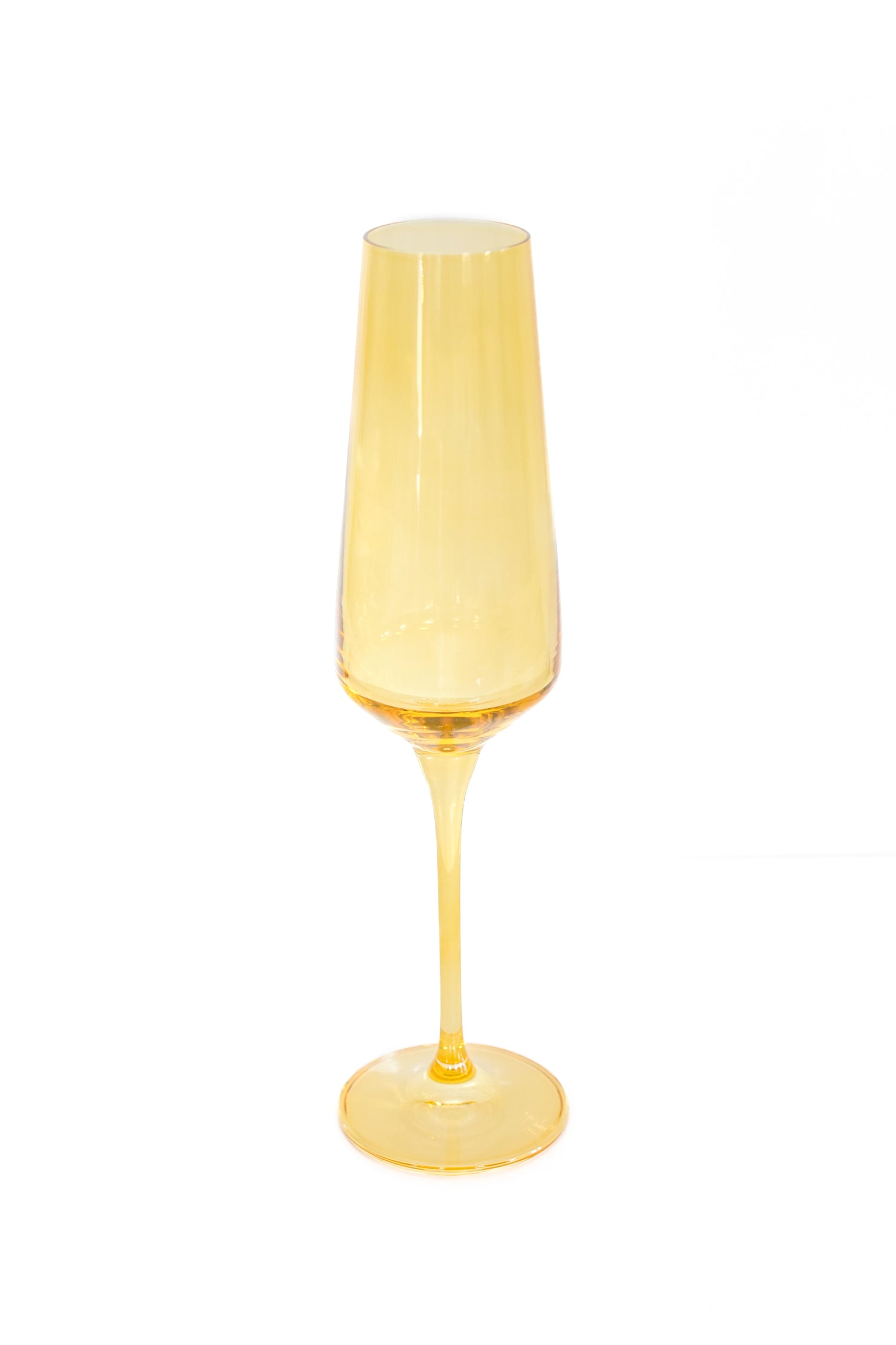 Estelle Colored Champagne Flute - Set of 2 {Yellow}