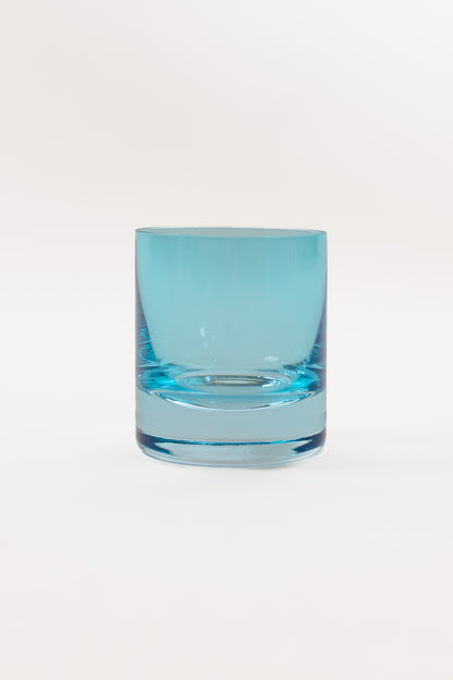 Estelle Colored Rocks Glass - Set of 6 {Ocean Blue}