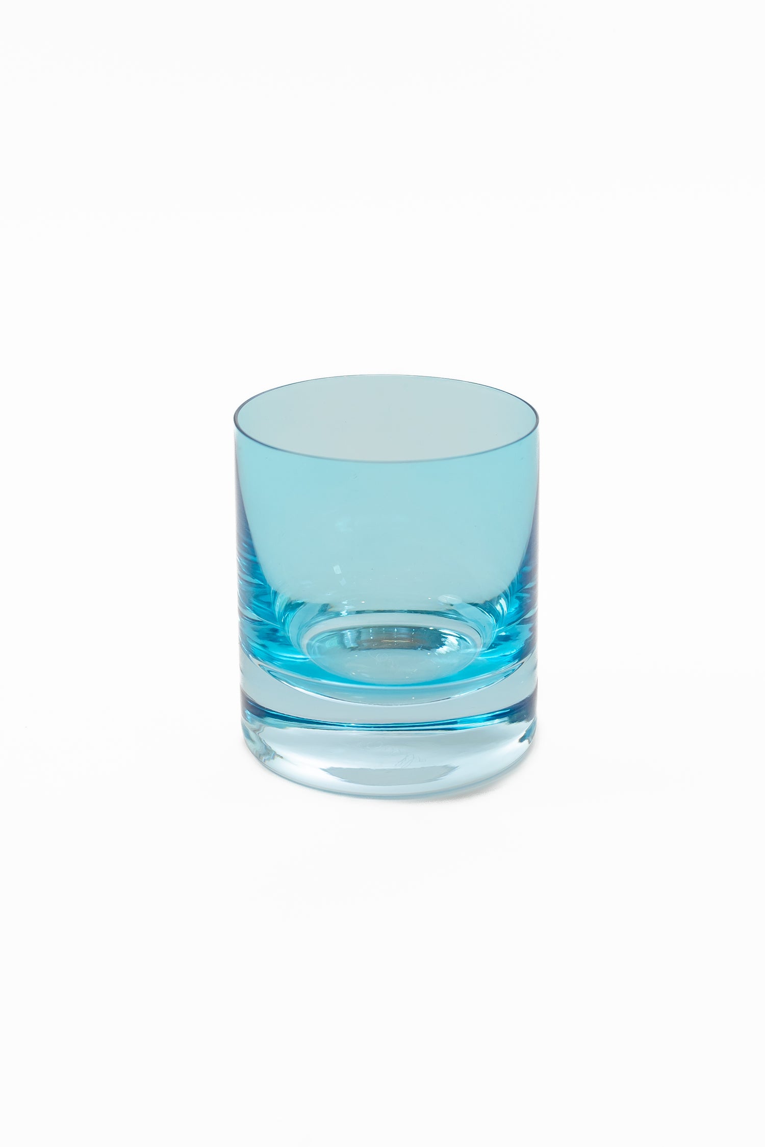 Estelle Colored Rocks Glass - Set of 2 {Ocean Blue}