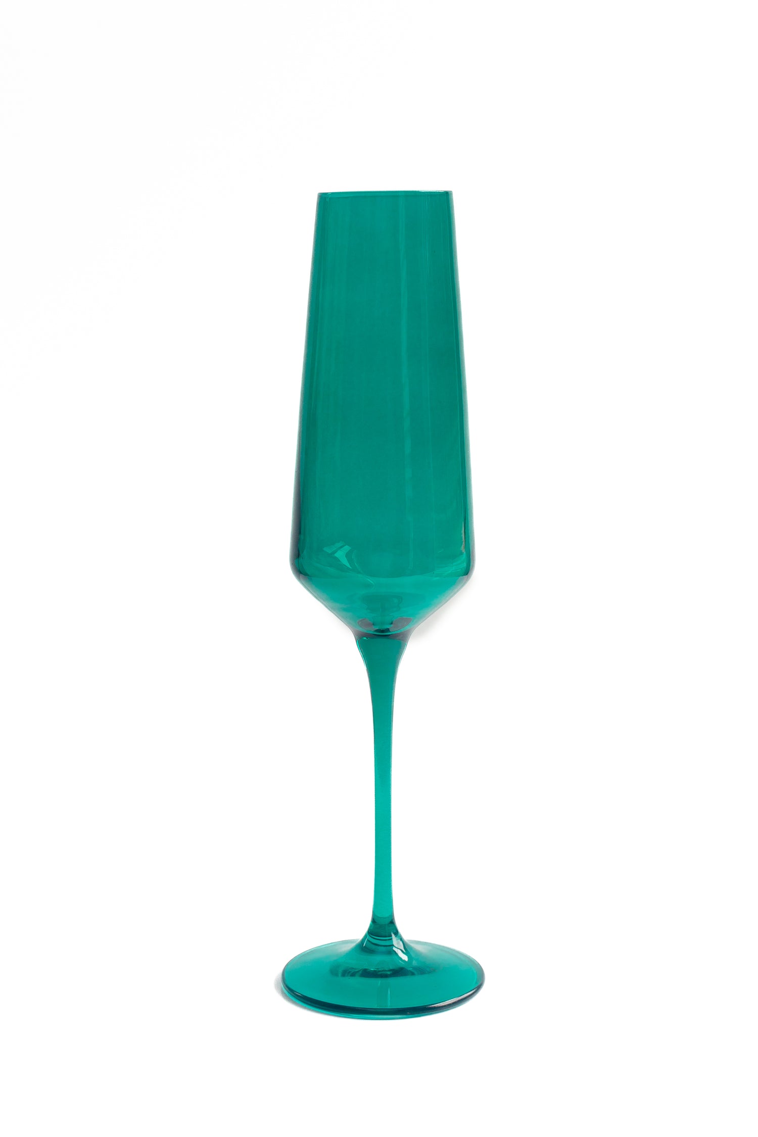 Estelle Colored Champagne Flute - Set of 2 {Emerald Green}