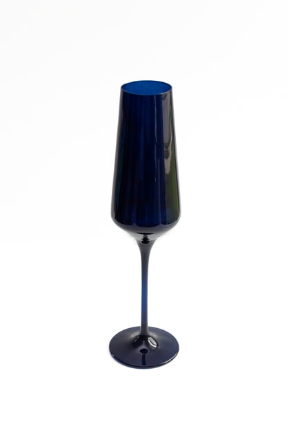 Estelle Colored Champagne Flute - Set of 2 {Midnight Blue}