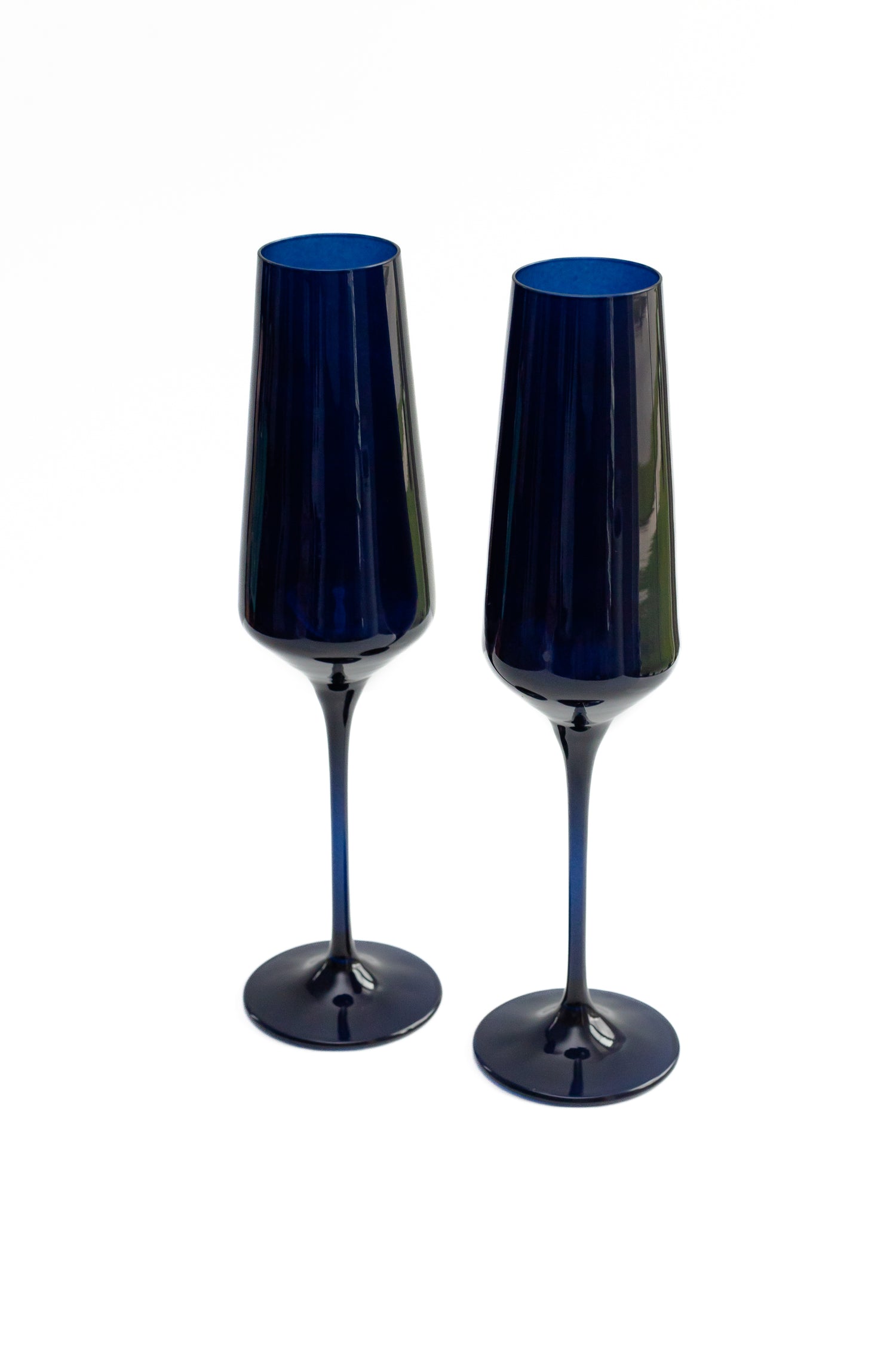 Estelle Colored Champagne Flute - Set of 2 {Midnight Blue}