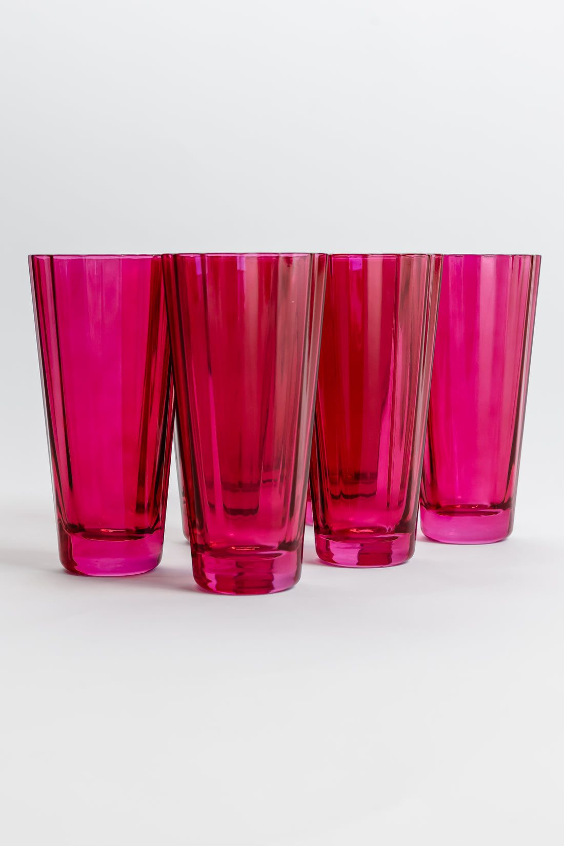 Estelle Colored Sunday High Balls - Set of 6 {Fuchsia}