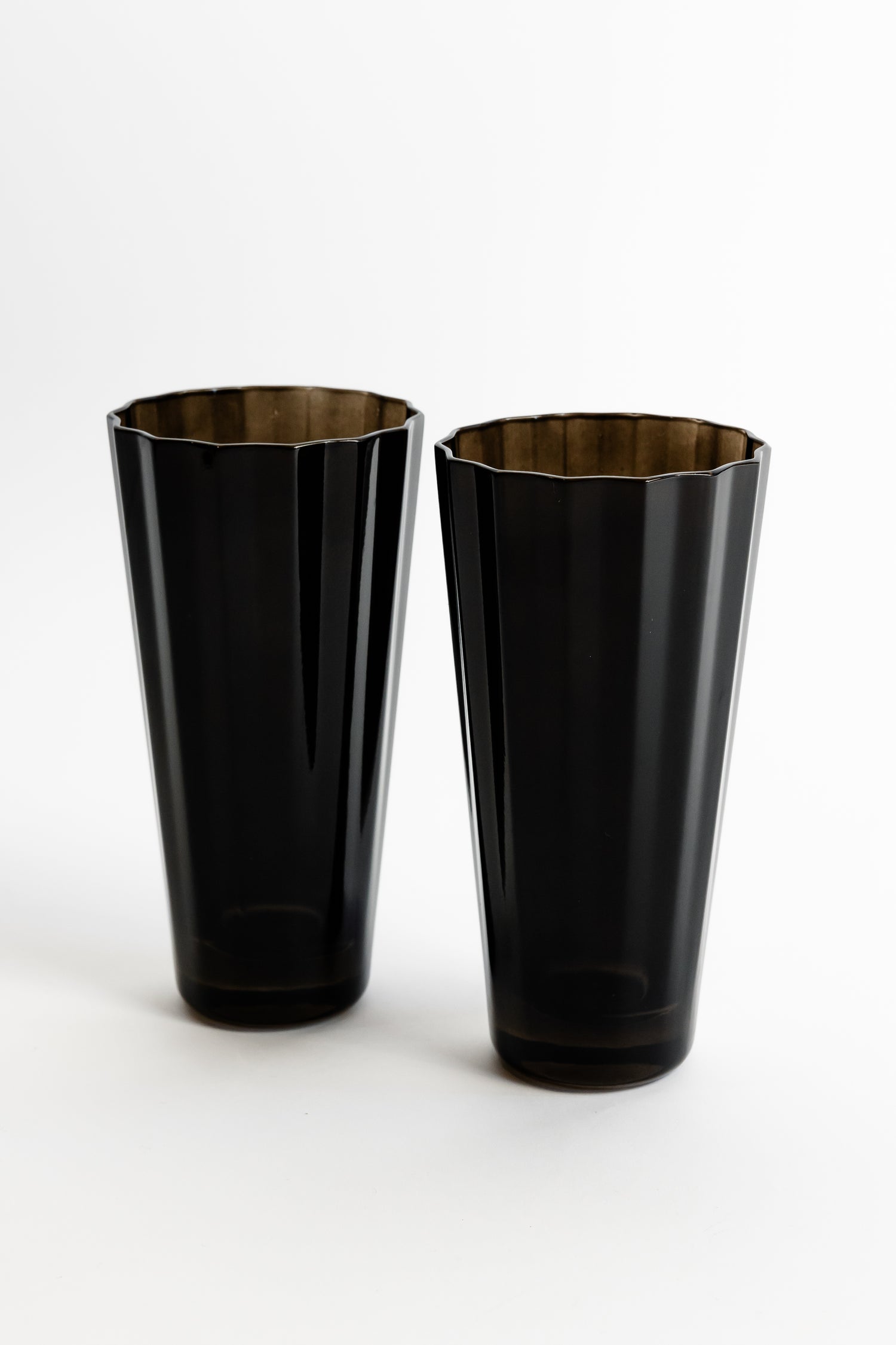 Estelle Colored Sunday High Balls - Set of 2 {Black}