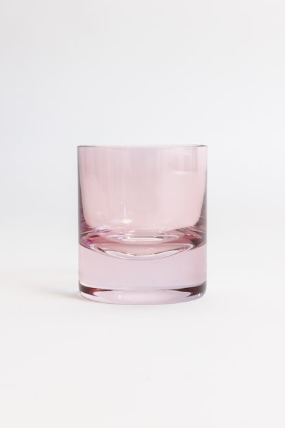 Estelle Colored Rocks Glass - Set of 6 {Rose)