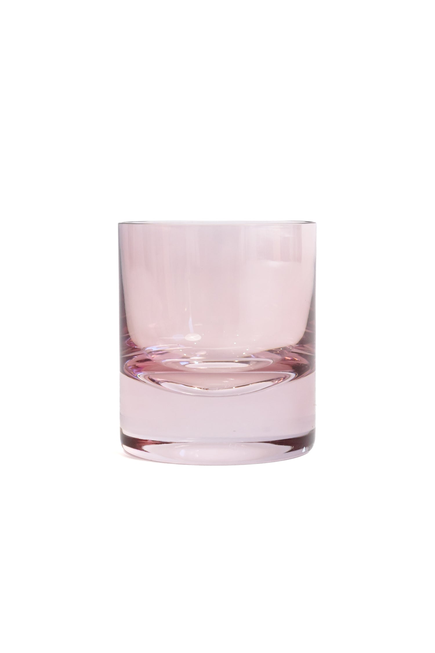 Estelle Colored Rocks Glass - Set of 2 {Rose}