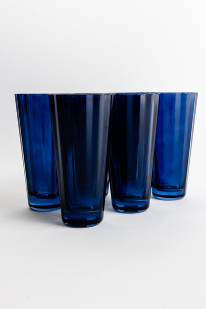 Estelle Colored Sunday High Balls - Set of 6 {Midnight Blue}