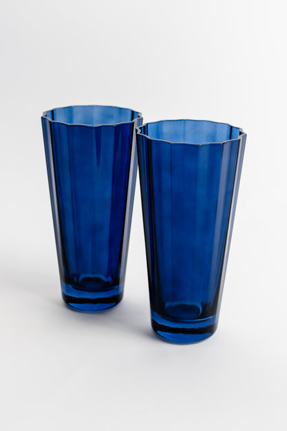 Estelle Colored Sunday High Balls - Set of 2 {Midnight Blue}