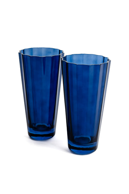 Estelle Colored Sunday High Balls - Set of 2 {Midnight Blue}