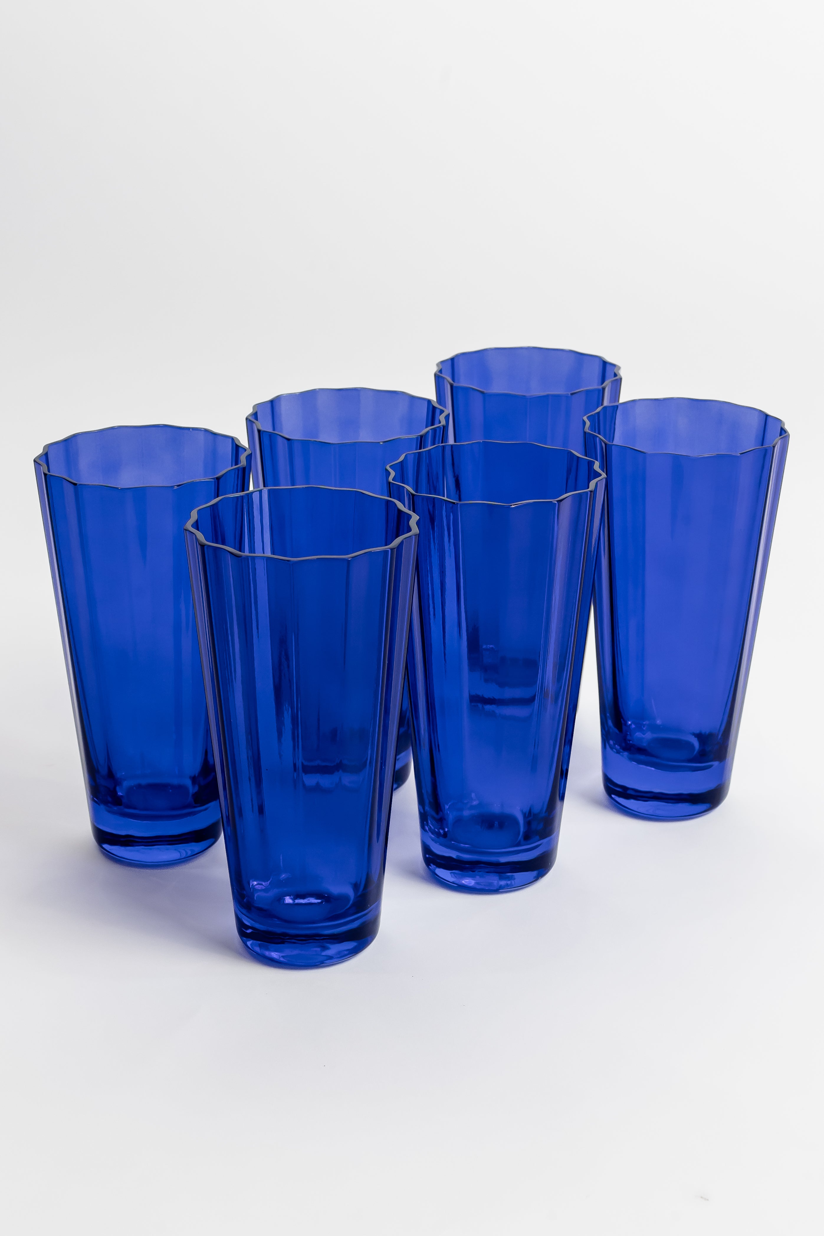 Estelle Colored Sunday High Balls - Set of 6 {Royal Blue}