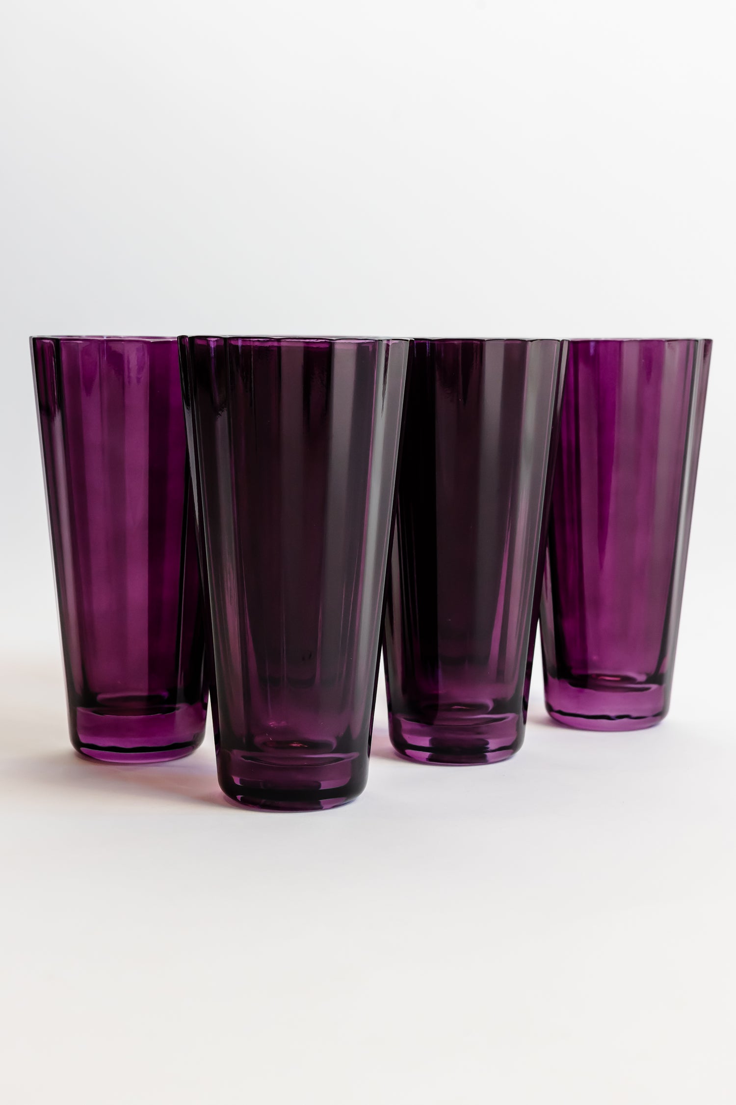 Estelle Colored Sunday High Balls - Set of 6 {Amethyst}