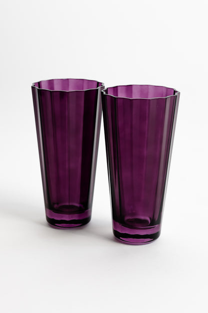 Estelle Colored Sunday High Balls - Set of 2 {Amethyst}