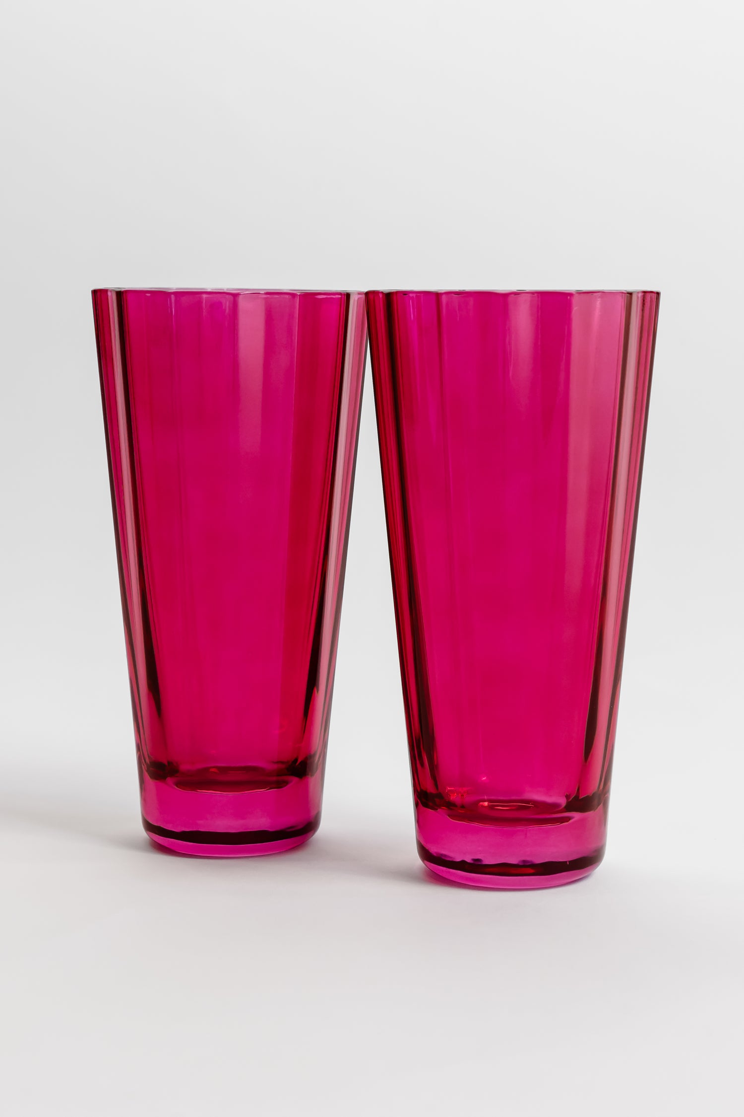 Estelle Colored Sunday High Balls - Set of 2 {Fuchsia}