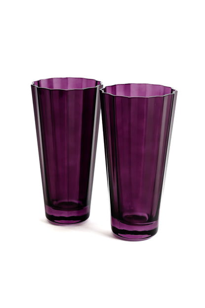 Estelle Colored Sunday High Balls - Set of 2 {Amethyst}