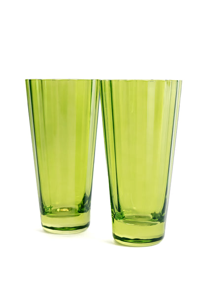 Estelle Colored Sunday High Balls - Set of 2 {Forest Green}