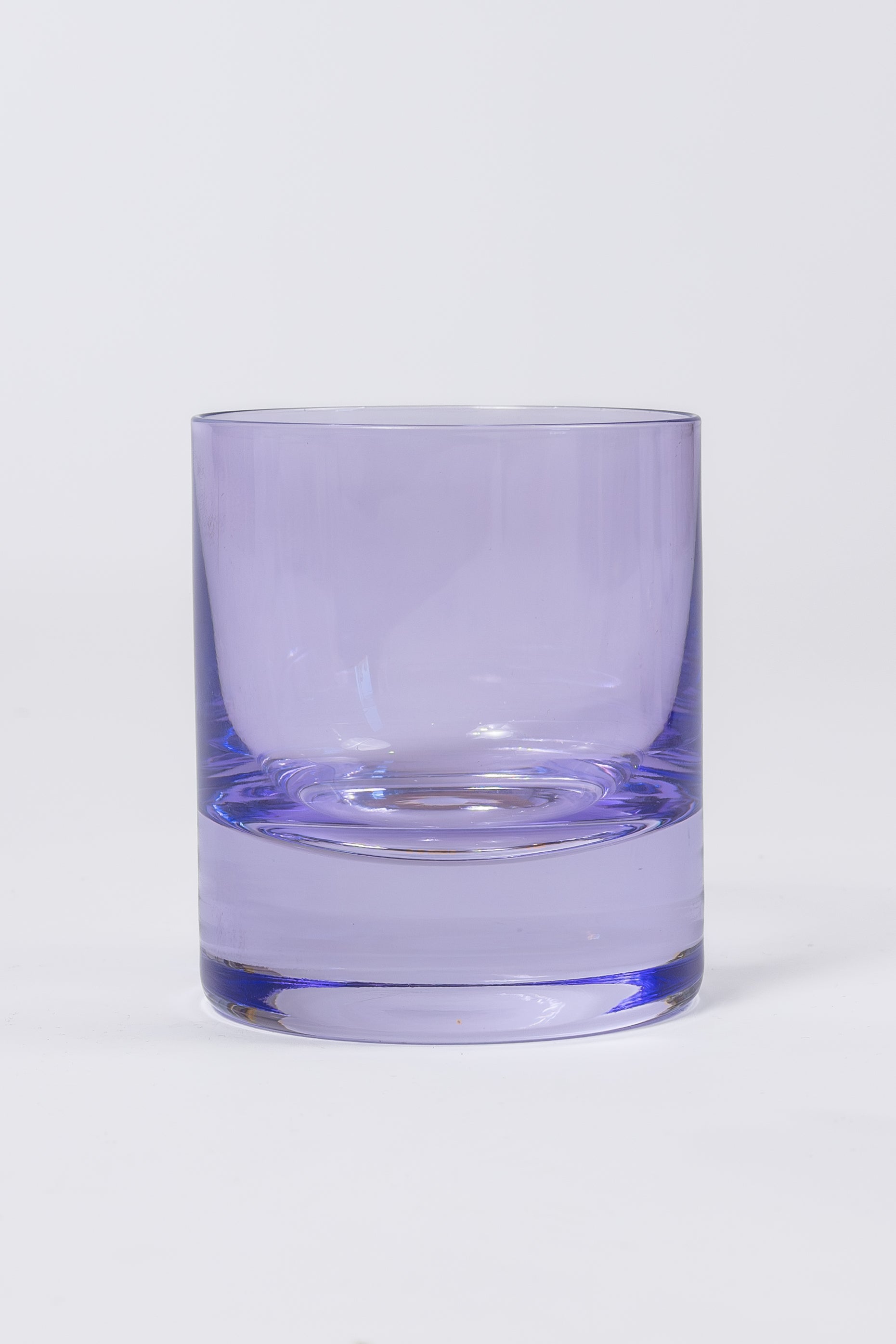 Estelle Colored Rocks Glass - Set of 2 {Lavender}