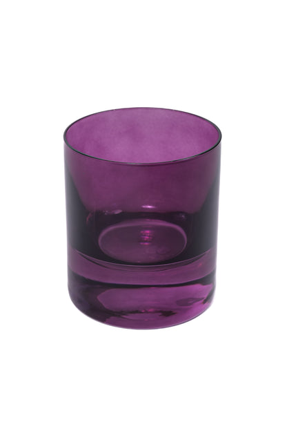 Estelle Colored Rocks Glass - Set of 6 {Amethyst}