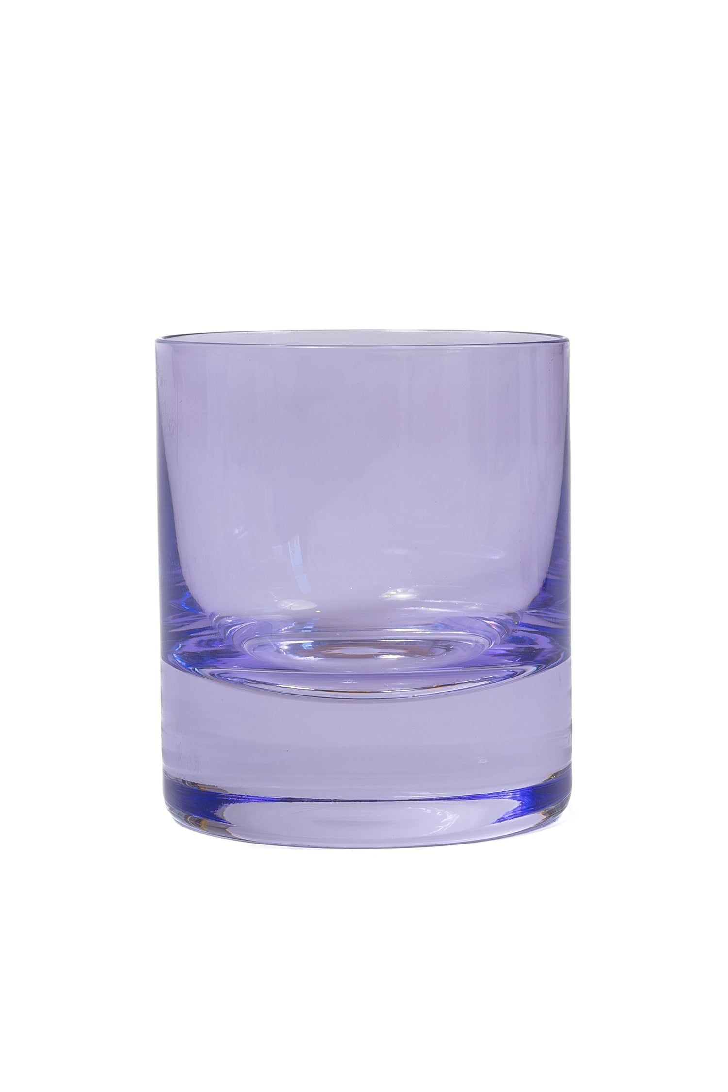 Estelle Colored Rocks Glass - Set of 6 {Lavender}