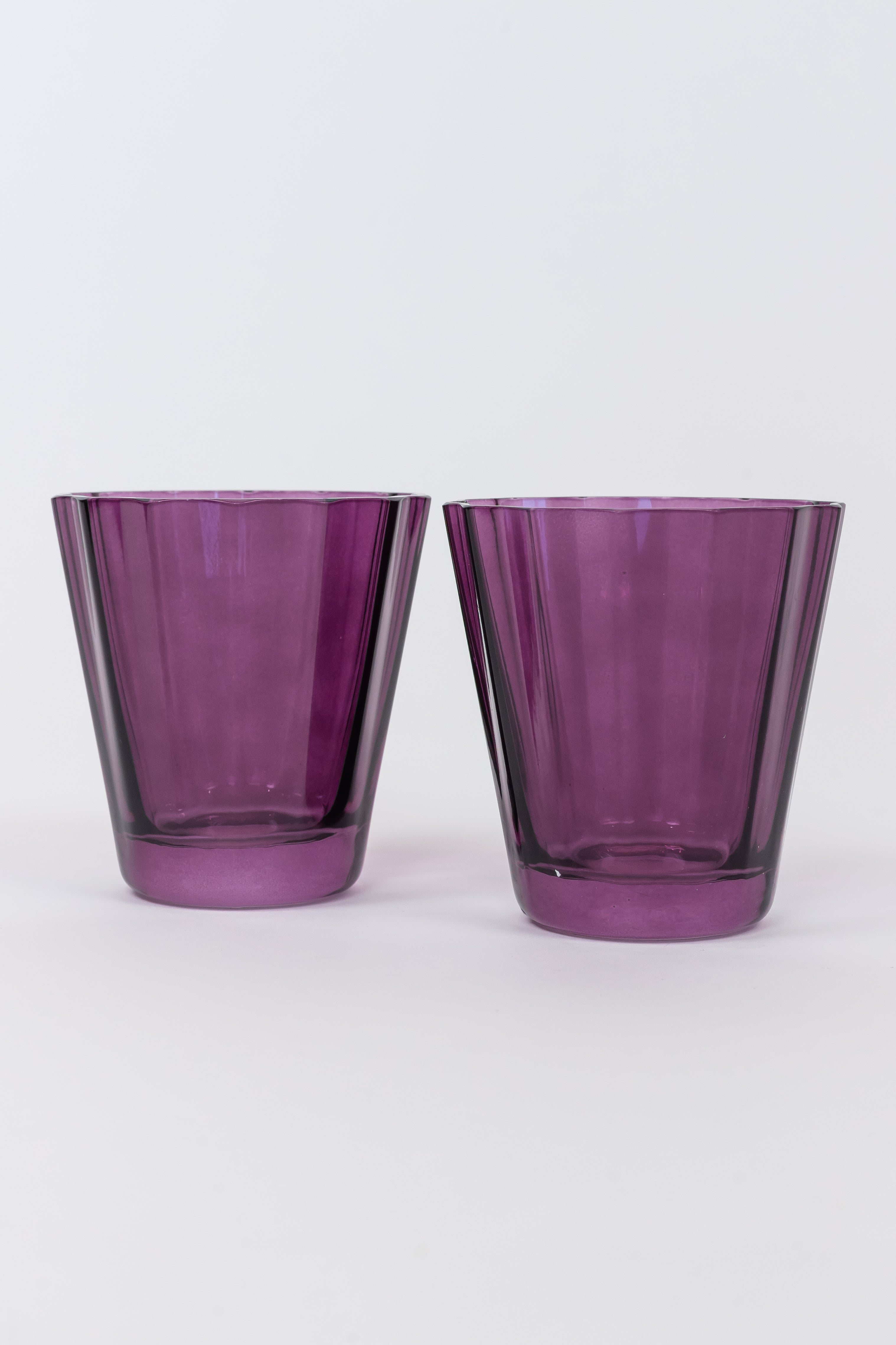 Estelle Colored Sunday Low Balls - Set of 2 {Amethyst}