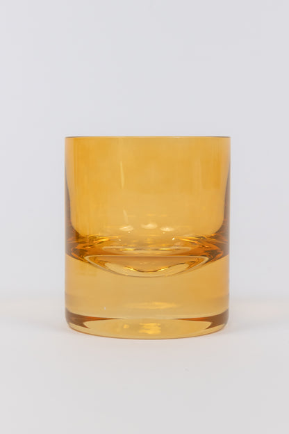 Estelle Colored Rocks Glass - Set of 2 {Butterscotch}