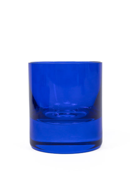 Estelle Colored Rocks Glass - Set of 2 {Royal Blue}