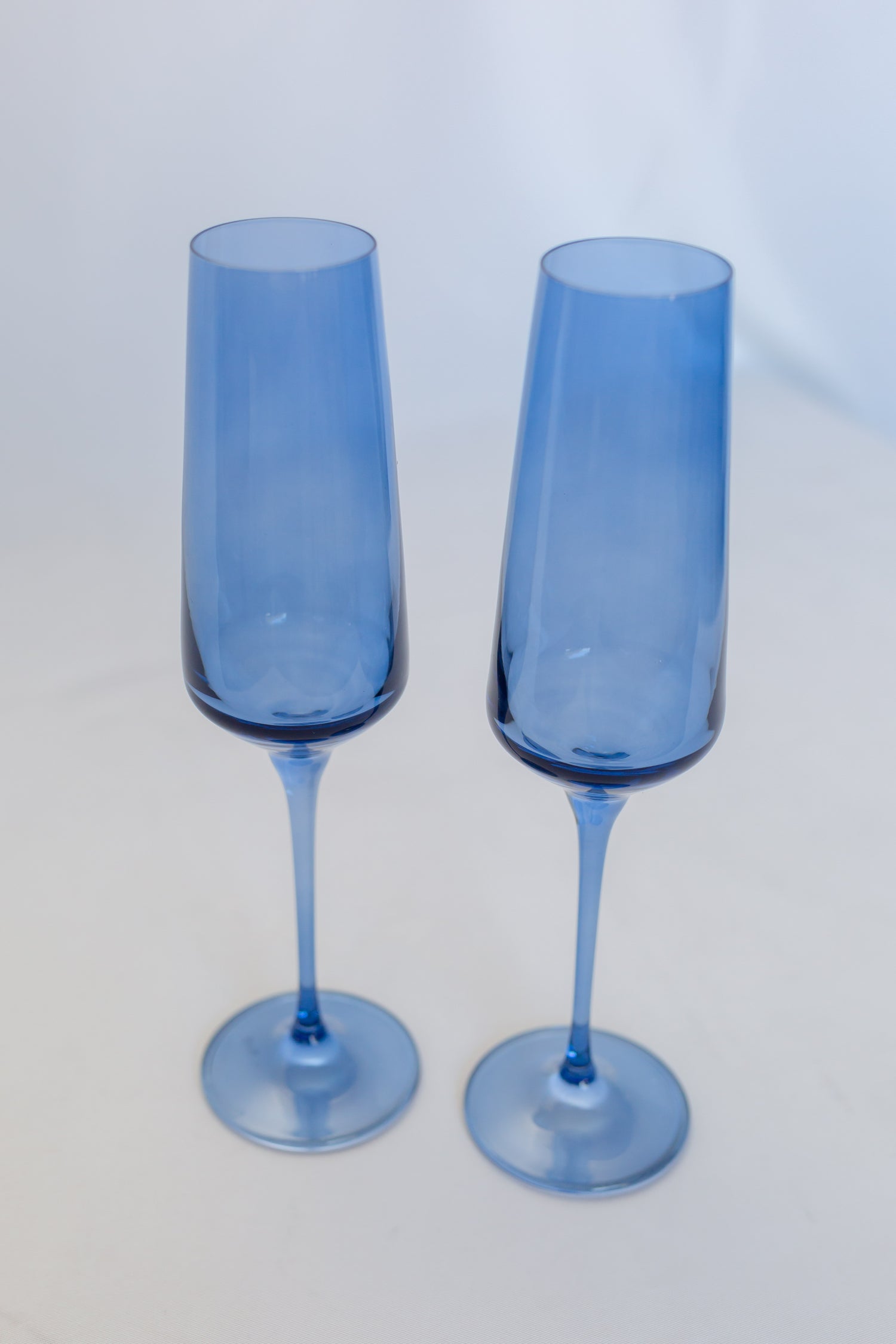 Estelle Colored Champagne Flute - Set of 6 {Cobalt Blue}