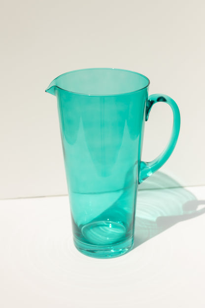 Estelle Colored Drink Pitcher - {Emerald Green}