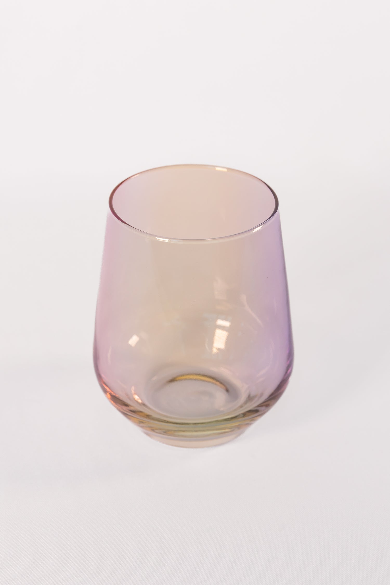 Estelle Colored Wine Stemless - Set of 2 {Iridescent}