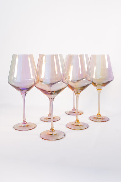 Estelle Colored Wine Stemware - Set of 6 {Iridescent}