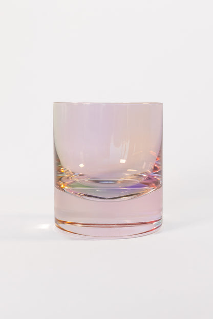 Estelle Colored Rocks Glass - Set of 2 {Iridescent}