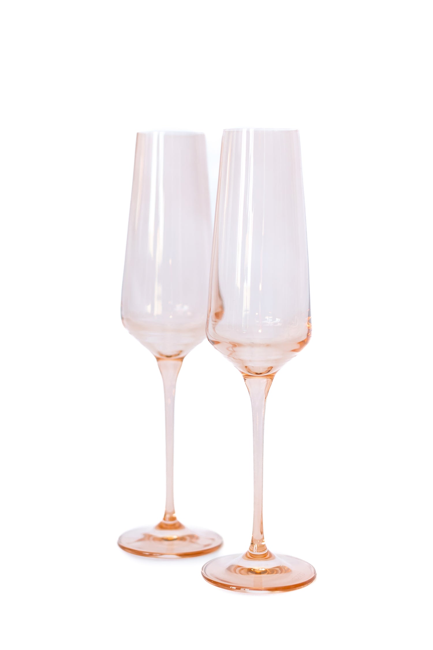 Estelle Colored Champagne Flute - Set of 6 {Blush Pink}