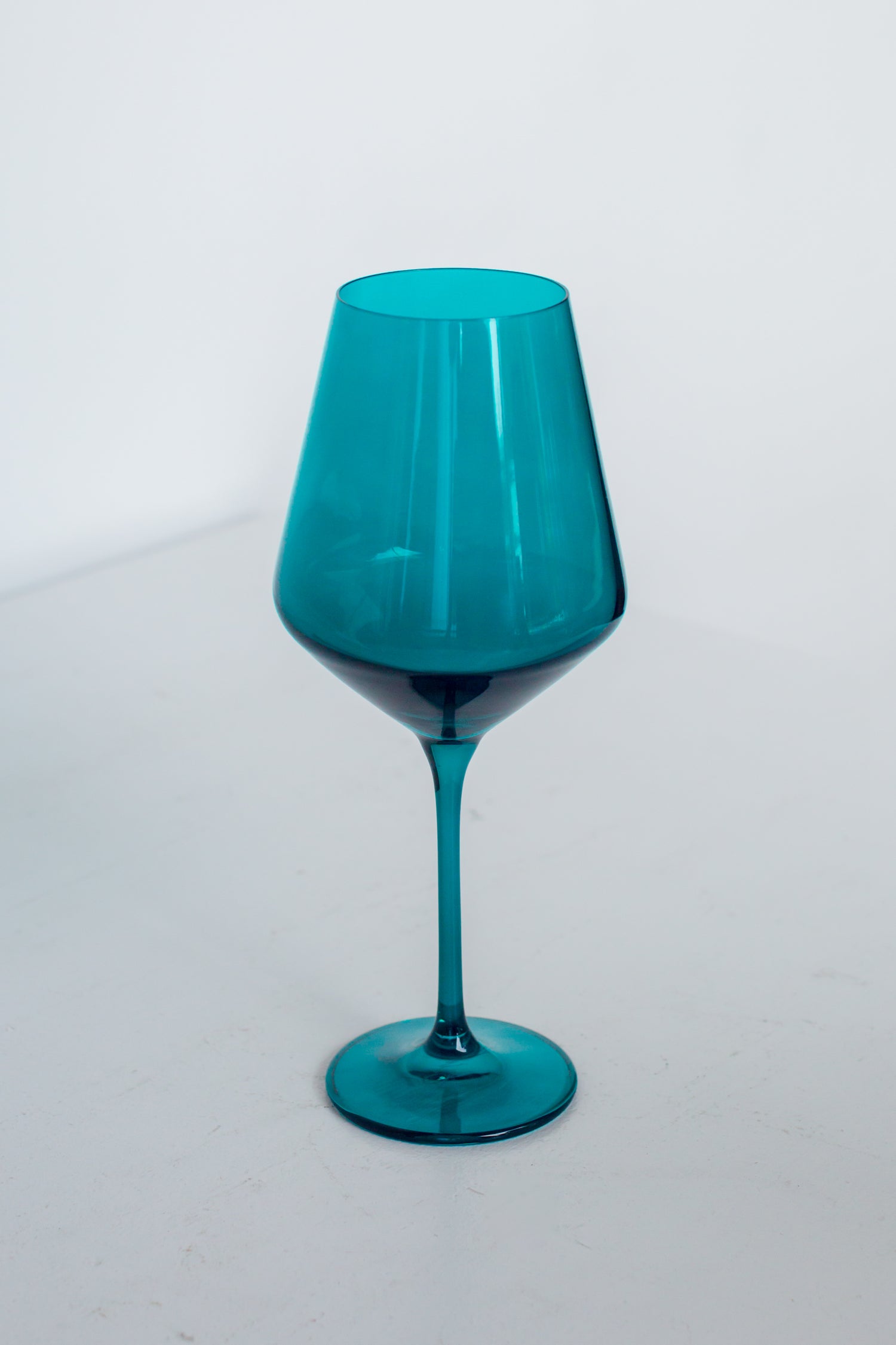 Estelle Colored Wine Stemware - Set of 2 {Teal}