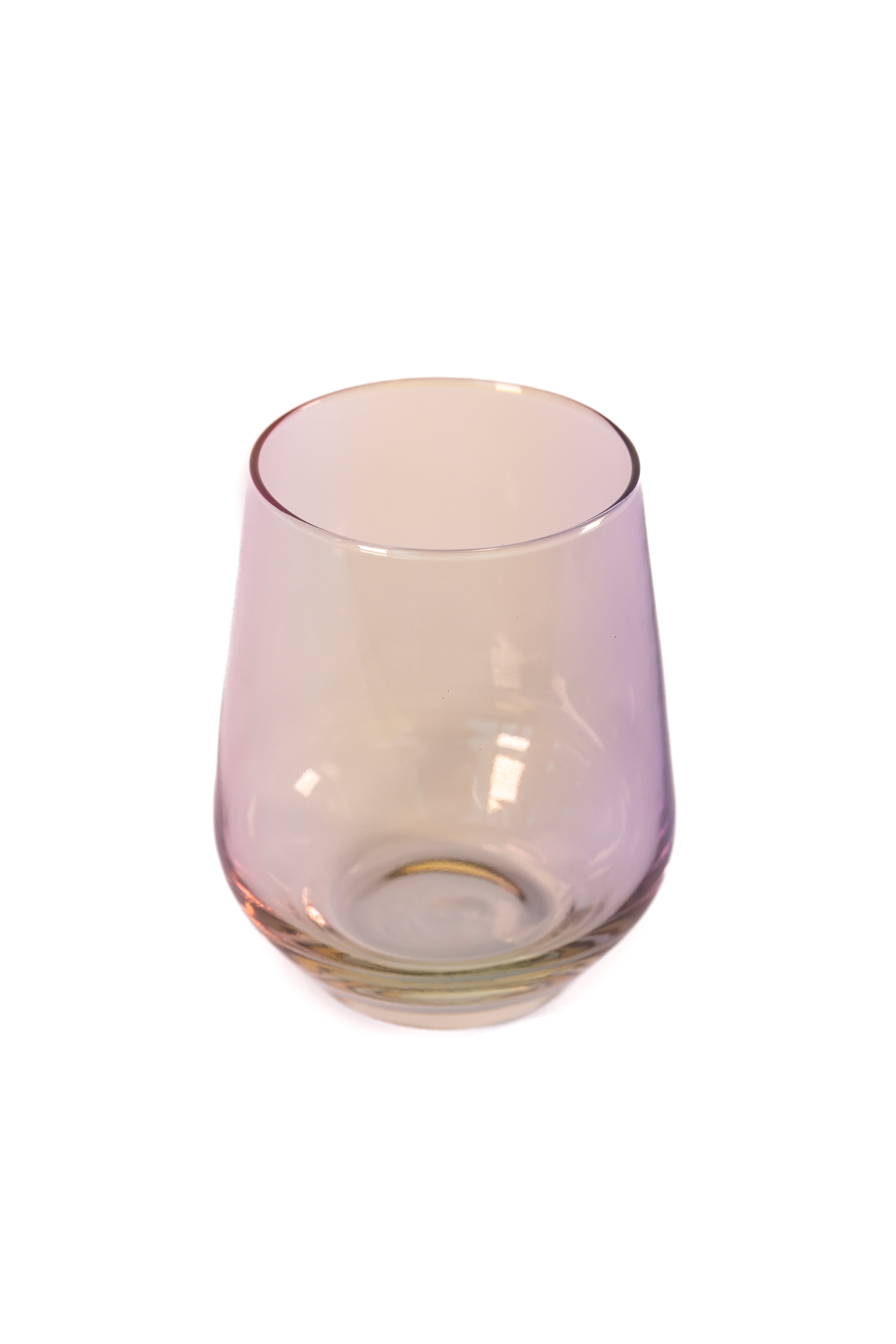 Estelle Colored Wine Stemless - Set of 2 {Iridescent}