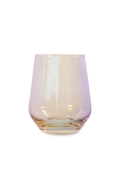 Estelle Colored Wine Stemless - Set of 2 {Iridescent}