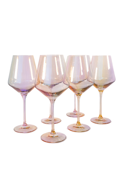 Estelle Colored Wine Stemware - Set of 6 {Iridescent}