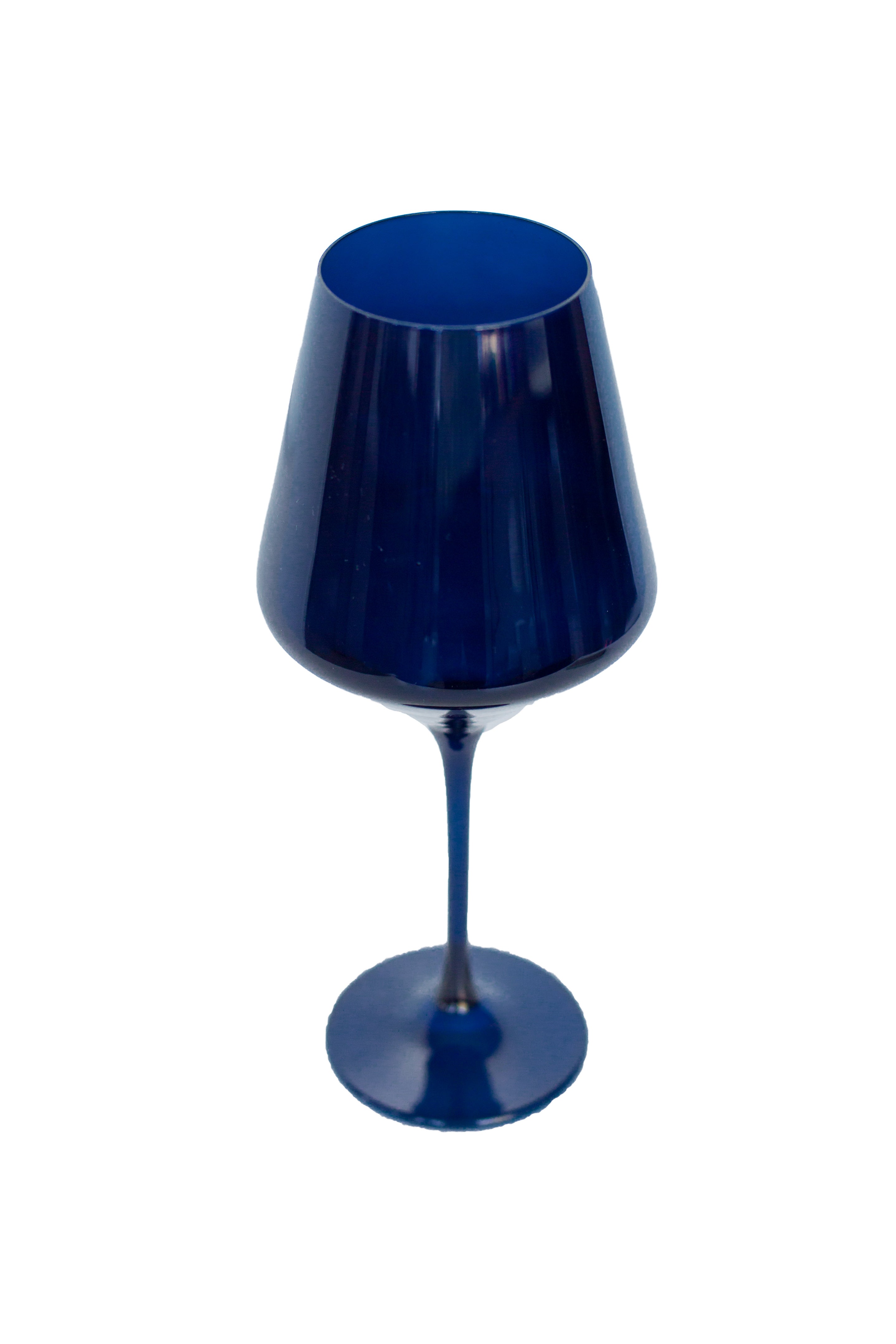 Estelle Colored Wine Stemware - Set of 6 {Midnight Blue}